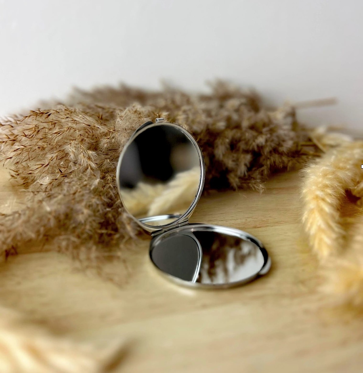 Specchietto rotondo "Buongiorno" personalizzabile - immagine 2