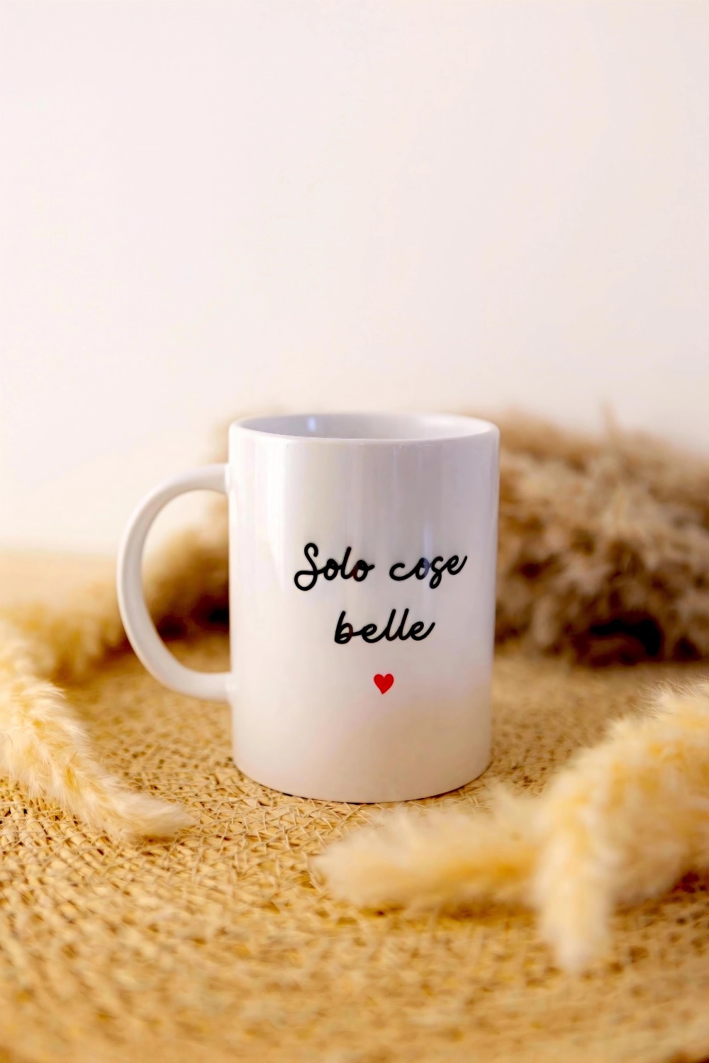 Tazza bianca "Solo cose belle"
